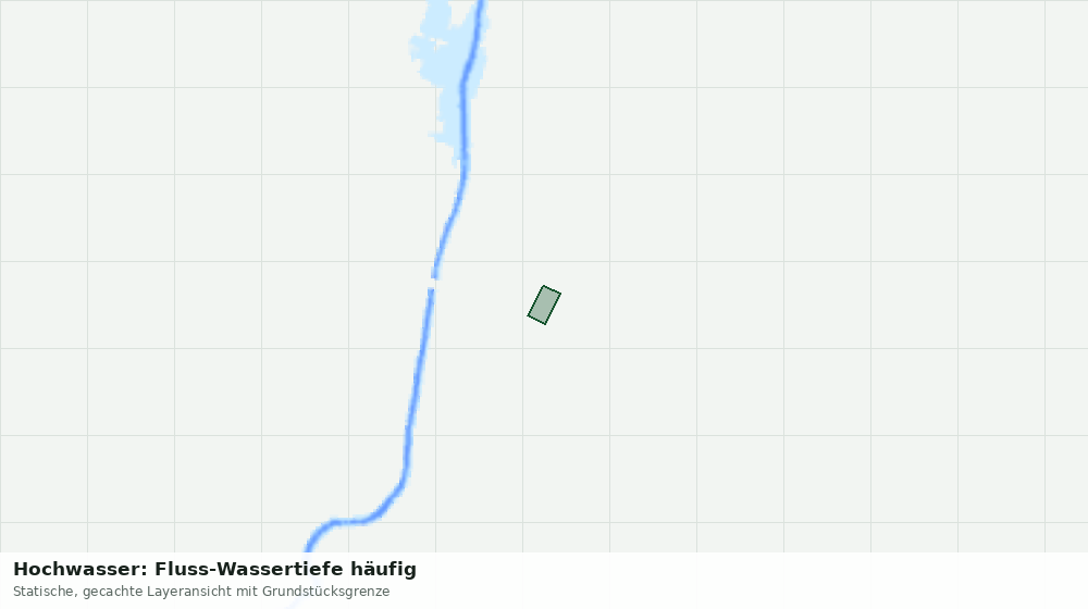 Statische Kartenansicht: Hochwasser: Fluss-Wassertiefe häufig