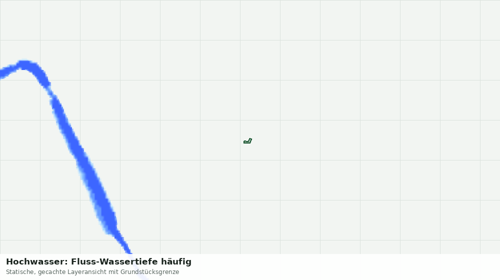 Statische Kartenansicht: Hochwasser: Fluss-Wassertiefe häufig
