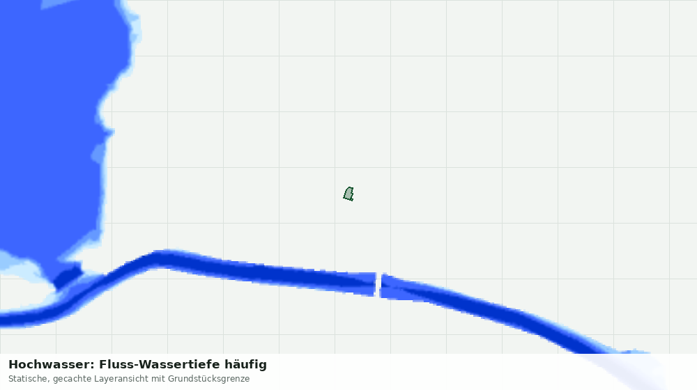 Statische Kartenansicht: Hochwasser: Fluss-Wassertiefe häufig