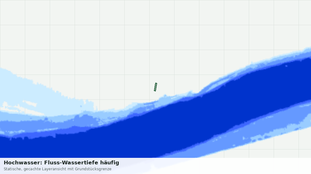 Statische Kartenansicht: Hochwasser: Fluss-Wassertiefe häufig