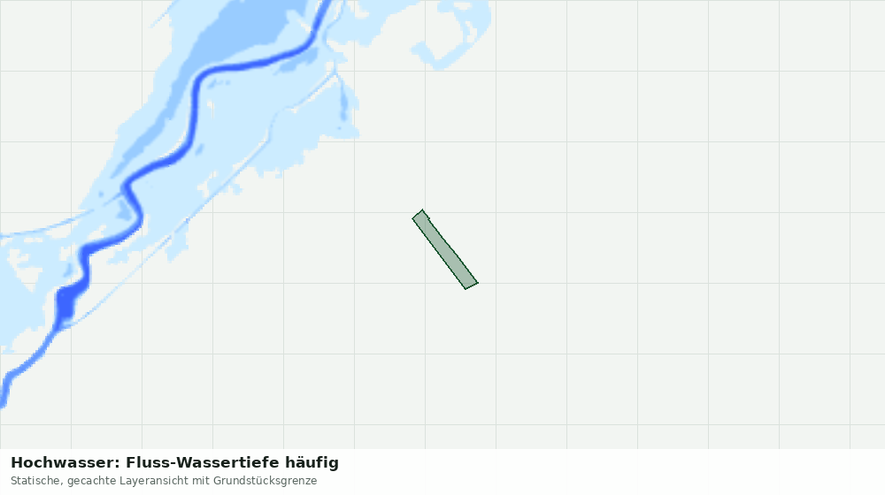Statische Kartenansicht: Hochwasser: Fluss-Wassertiefe häufig