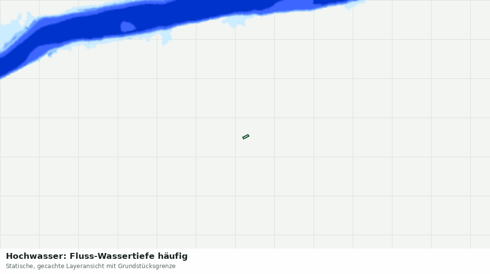 Statische Kartenansicht: Hochwasser: Fluss-Wassertiefe häufig