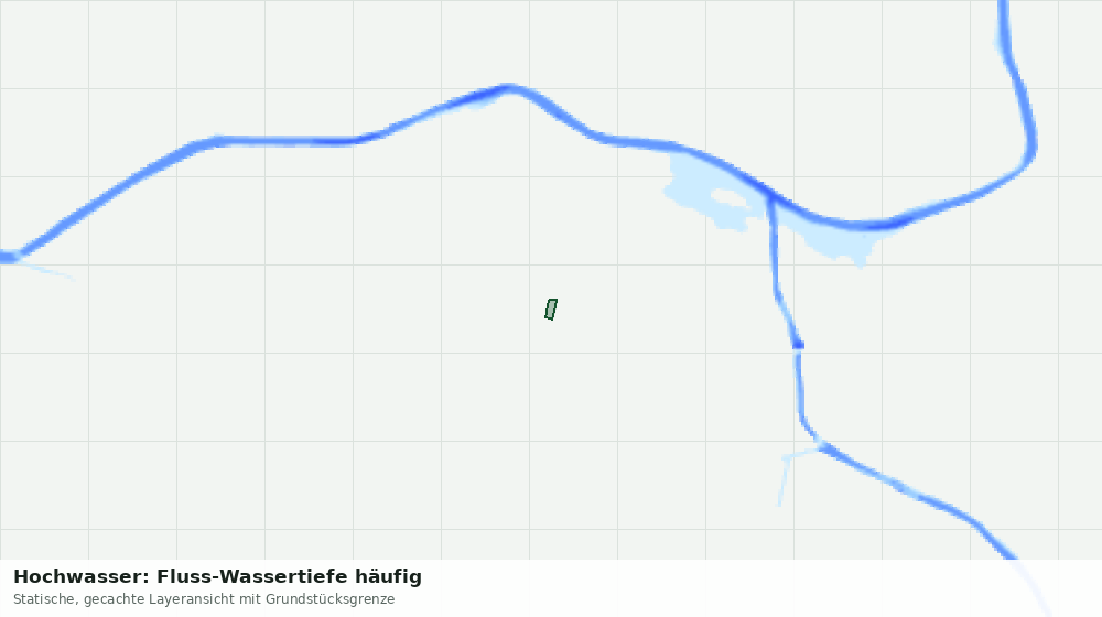Statische Kartenansicht: Hochwasser: Fluss-Wassertiefe häufig