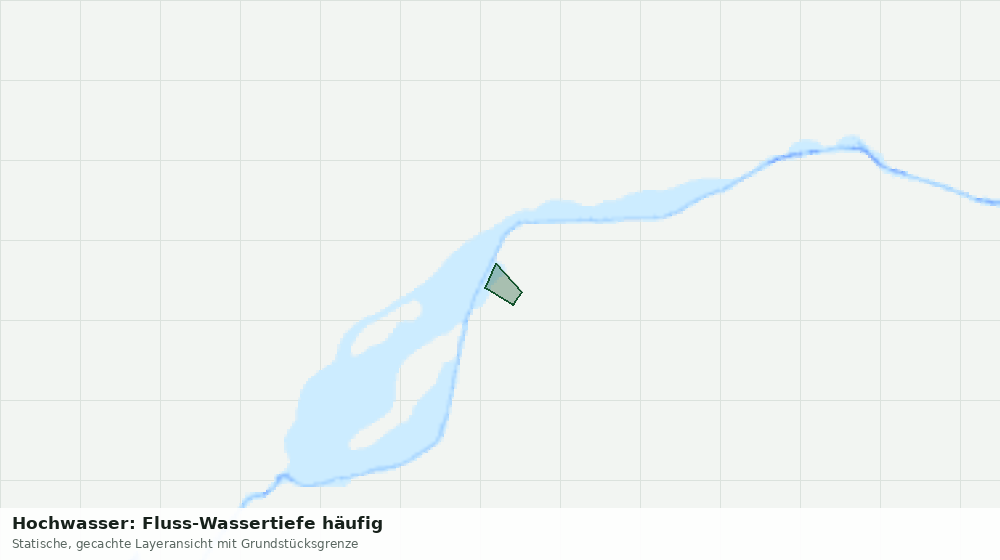 Statische Kartenansicht: Hochwasser: Fluss-Wassertiefe häufig