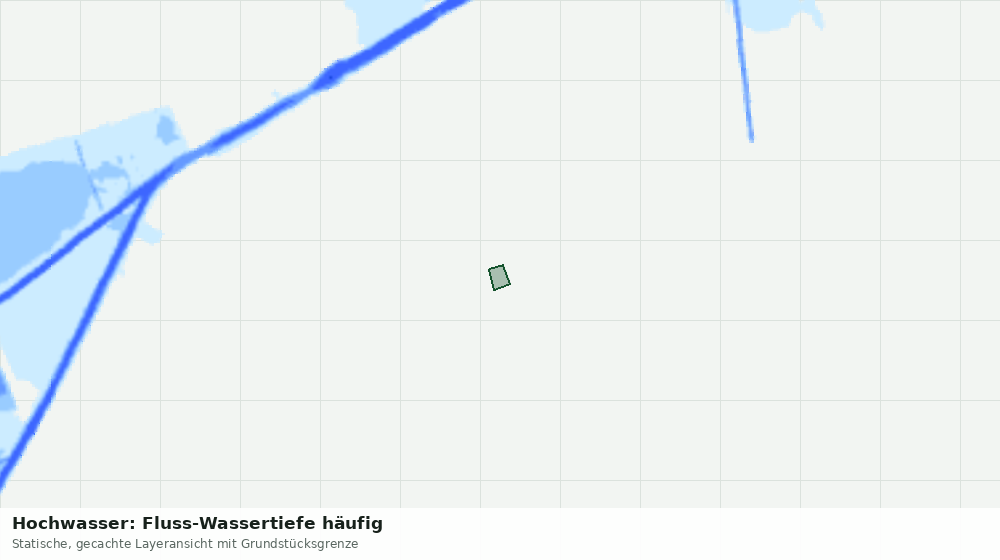Statische Kartenansicht: Hochwasser: Fluss-Wassertiefe häufig