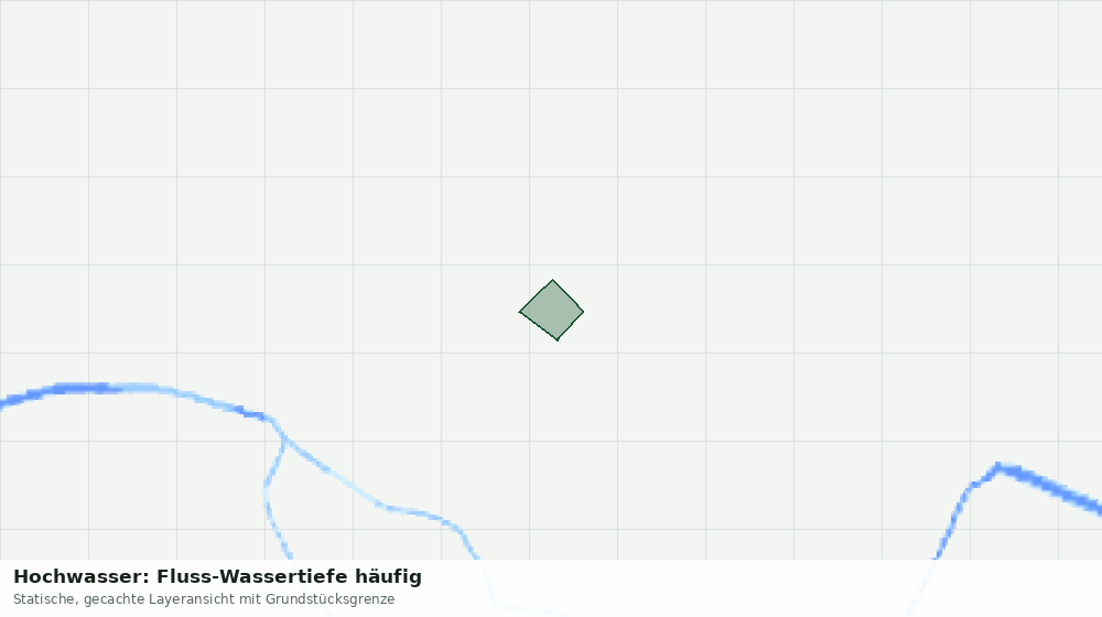 Statische Kartenansicht: Hochwasser: Fluss-Wassertiefe häufig