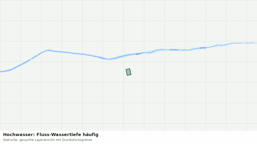 Statische Kartenansicht: Hochwasser: Fluss-Wassertiefe häufig