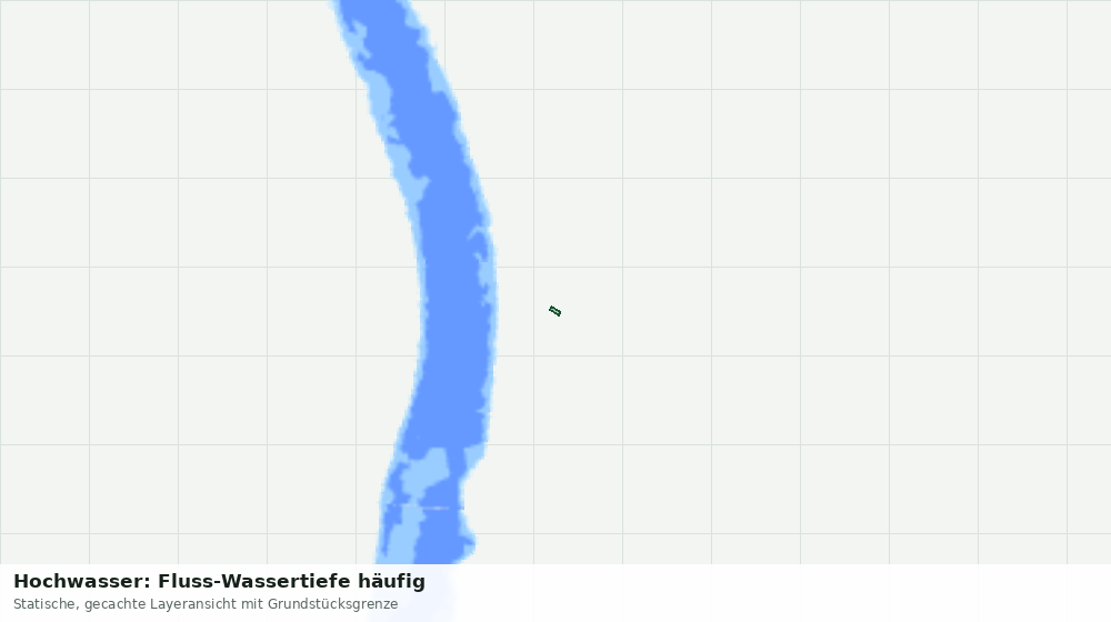 Statische Kartenansicht: Hochwasser: Fluss-Wassertiefe häufig