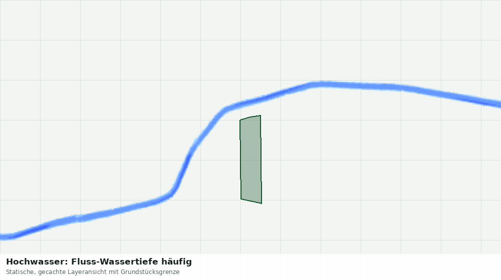 Statische Kartenansicht: Hochwasser: Fluss-Wassertiefe häufig