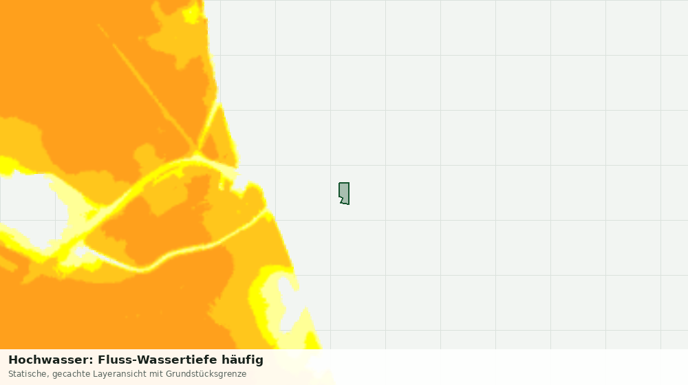 Statische Kartenansicht: Hochwasser: Fluss-Wassertiefe häufig