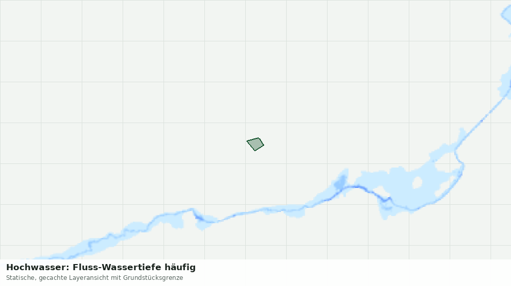 Statische Kartenansicht: Hochwasser: Fluss-Wassertiefe häufig