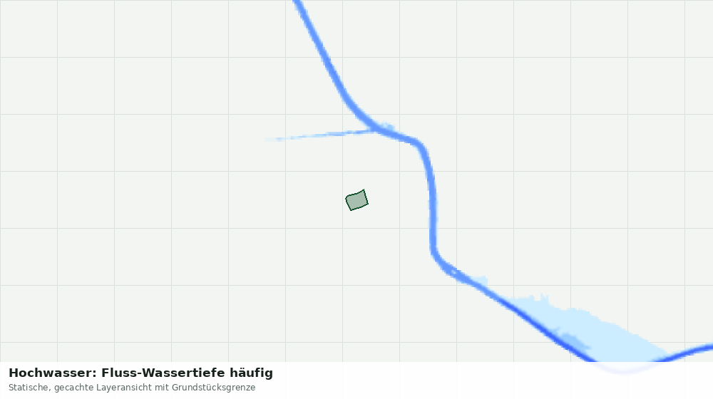 Statische Kartenansicht: Hochwasser: Fluss-Wassertiefe häufig