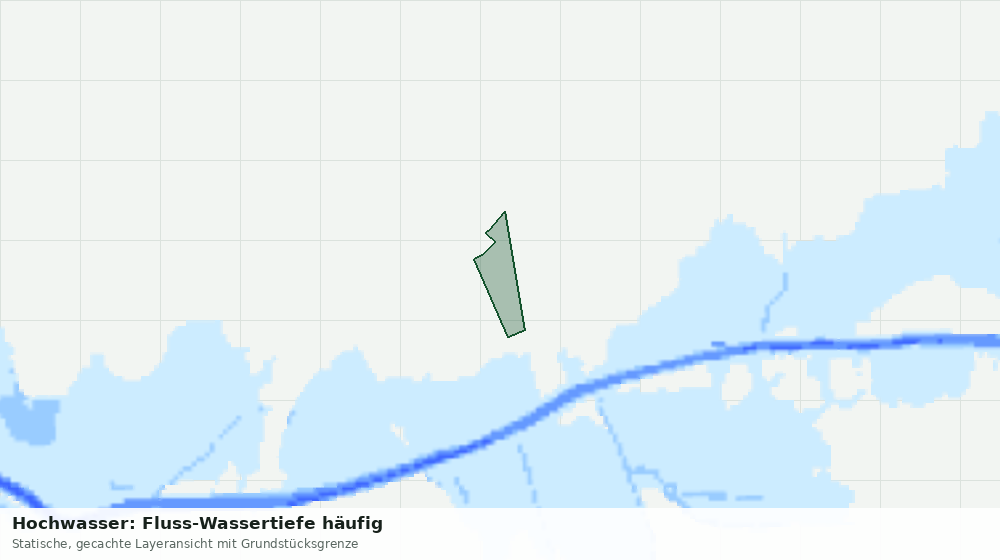 Statische Kartenansicht: Hochwasser: Fluss-Wassertiefe häufig