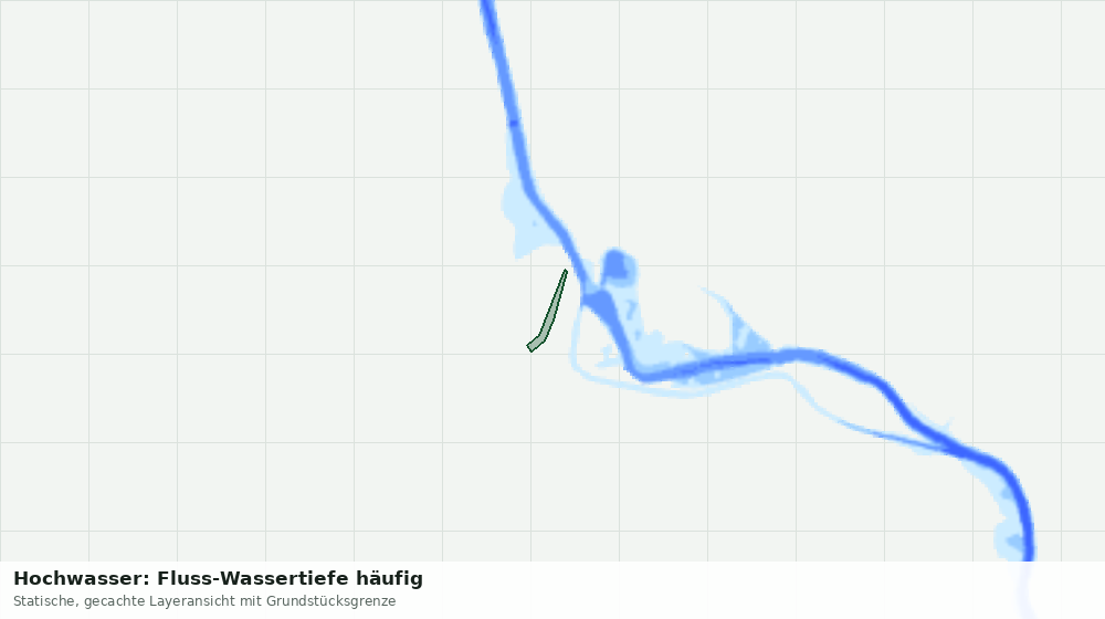 Statische Kartenansicht: Hochwasser: Fluss-Wassertiefe häufig