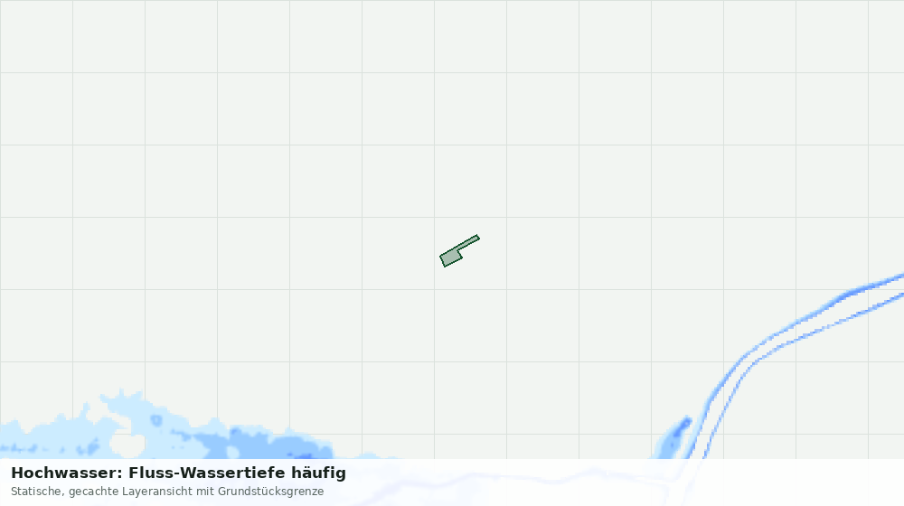Statische Kartenansicht: Hochwasser: Fluss-Wassertiefe häufig