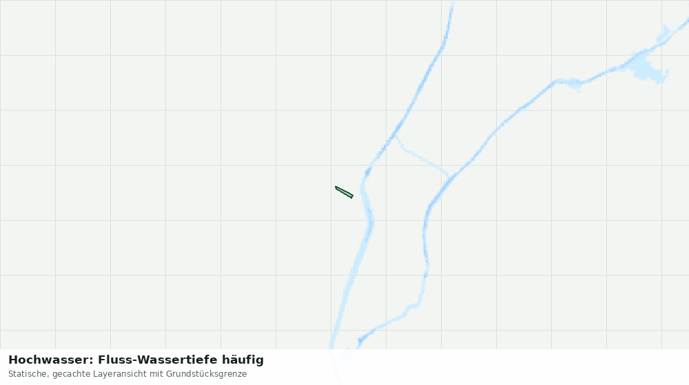 Statische Kartenansicht: Hochwasser: Fluss-Wassertiefe häufig