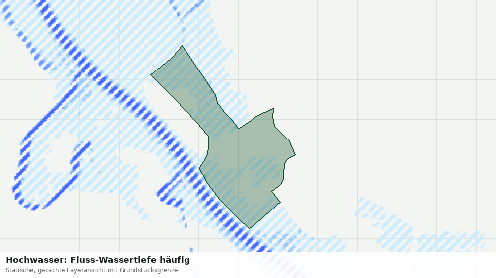 Statische Kartenansicht: Hochwasser: Fluss-Wassertiefe häufig