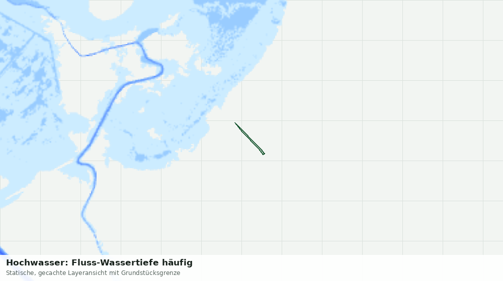 Statische Kartenansicht: Hochwasser: Fluss-Wassertiefe häufig