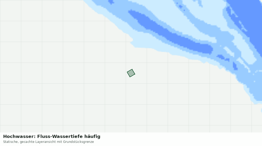 Statische Kartenansicht: Hochwasser: Fluss-Wassertiefe häufig