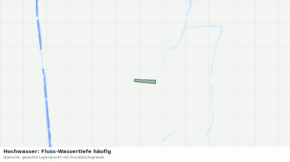 Statische Kartenansicht: Hochwasser: Fluss-Wassertiefe häufig