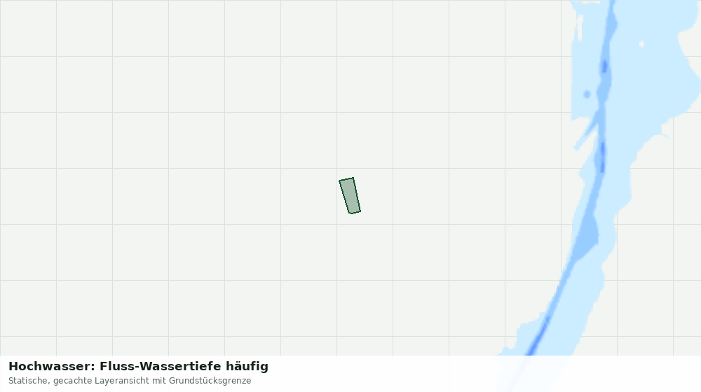 Statische Kartenansicht: Hochwasser: Fluss-Wassertiefe häufig