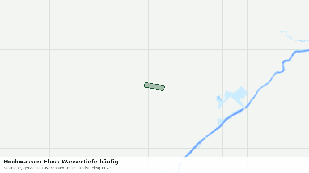 Statische Kartenansicht: Hochwasser: Fluss-Wassertiefe häufig