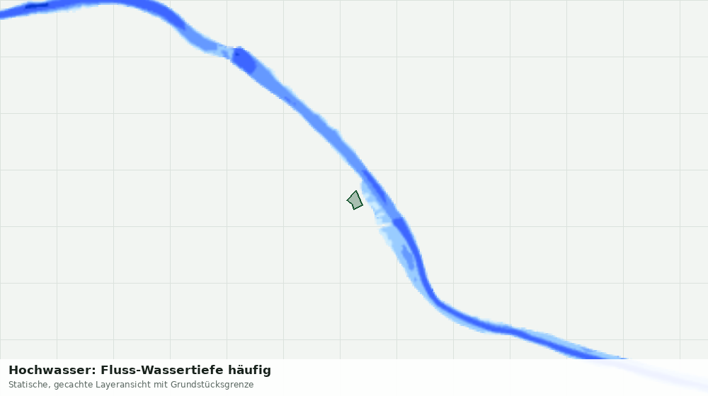 Statische Kartenansicht: Hochwasser: Fluss-Wassertiefe häufig
