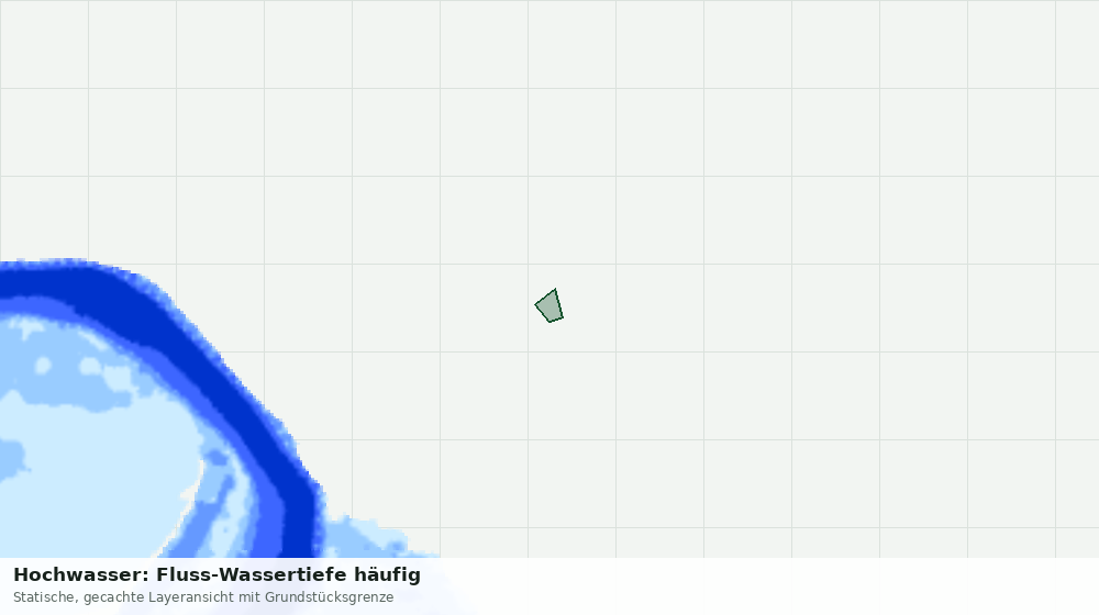 Statische Kartenansicht: Hochwasser: Fluss-Wassertiefe häufig