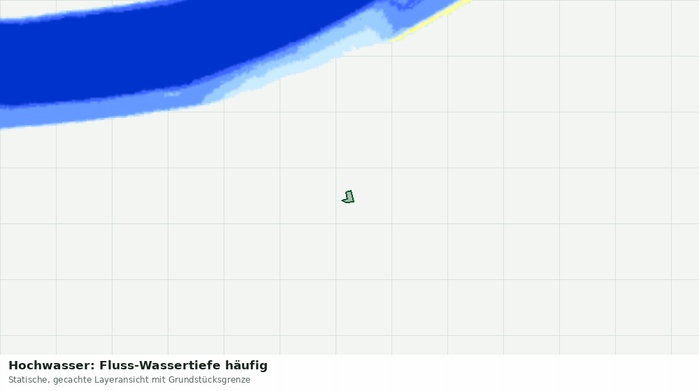Statische Kartenansicht: Hochwasser: Fluss-Wassertiefe häufig
