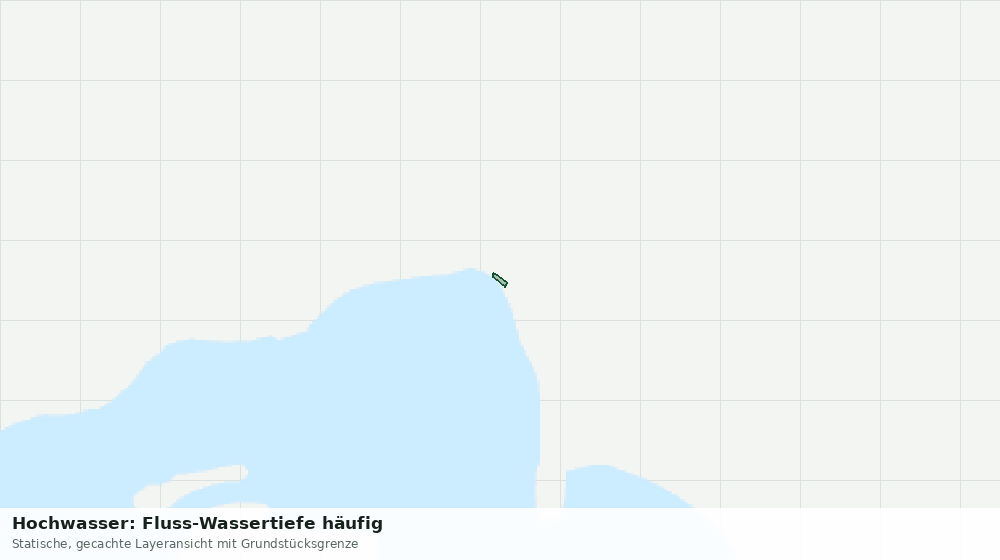Statische Kartenansicht: Hochwasser: Fluss-Wassertiefe häufig