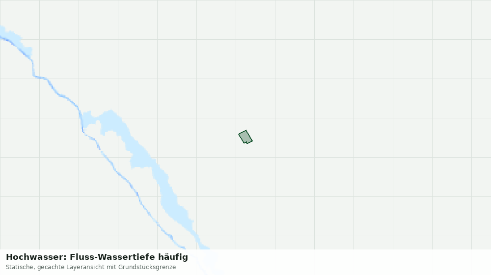 Statische Kartenansicht: Hochwasser: Fluss-Wassertiefe häufig