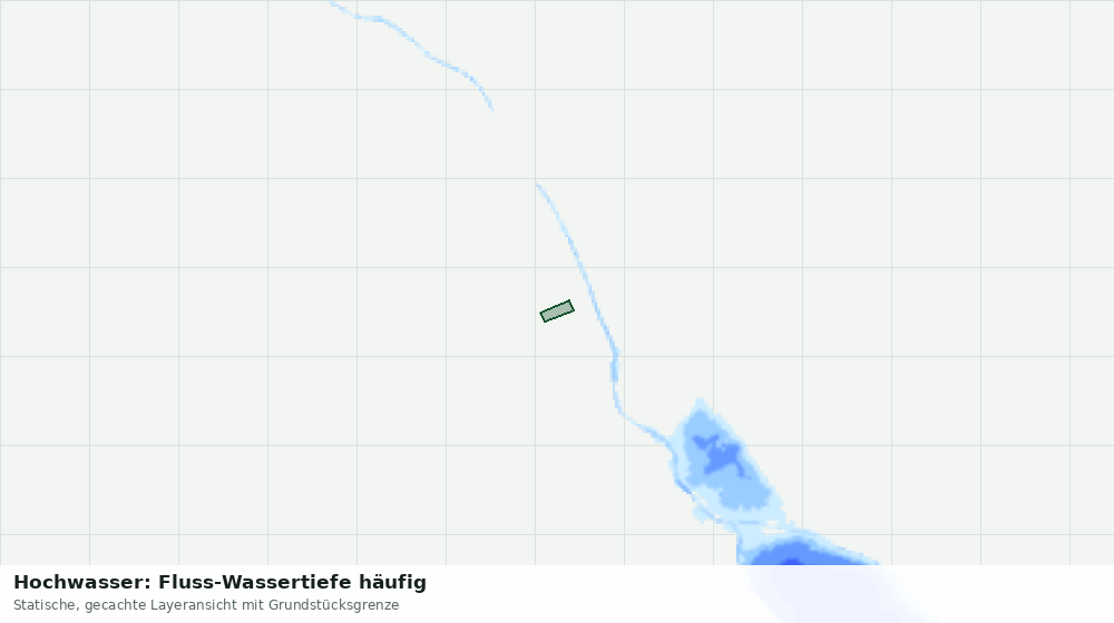 Statische Kartenansicht: Hochwasser: Fluss-Wassertiefe häufig