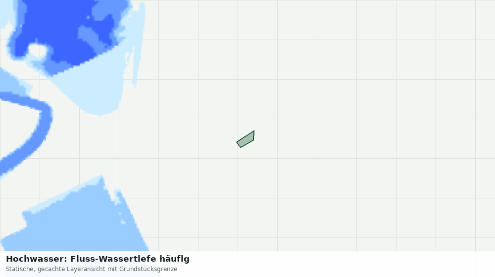 Statische Kartenansicht: Hochwasser: Fluss-Wassertiefe häufig
