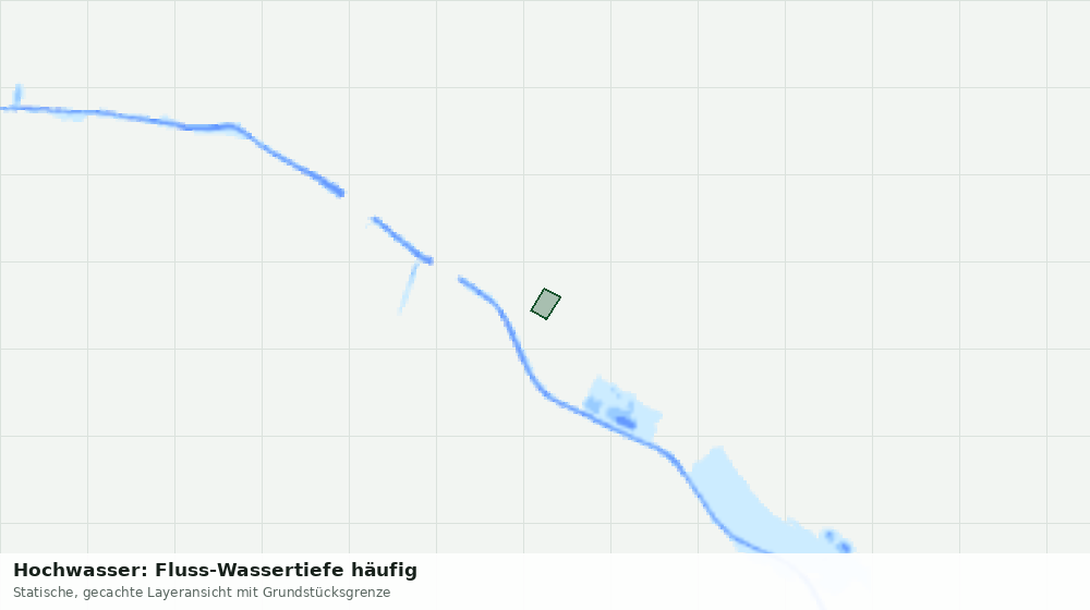 Statische Kartenansicht: Hochwasser: Fluss-Wassertiefe häufig
