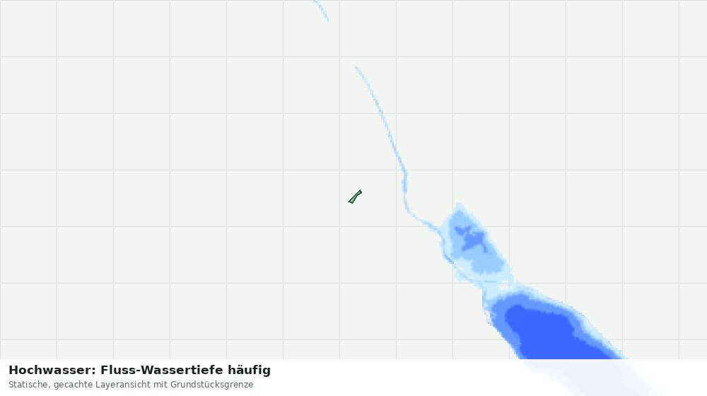 Statische Kartenansicht: Hochwasser: Fluss-Wassertiefe häufig