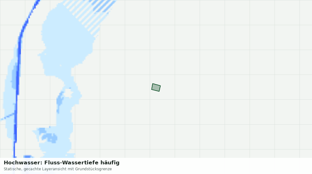 Statische Kartenansicht: Hochwasser: Fluss-Wassertiefe häufig