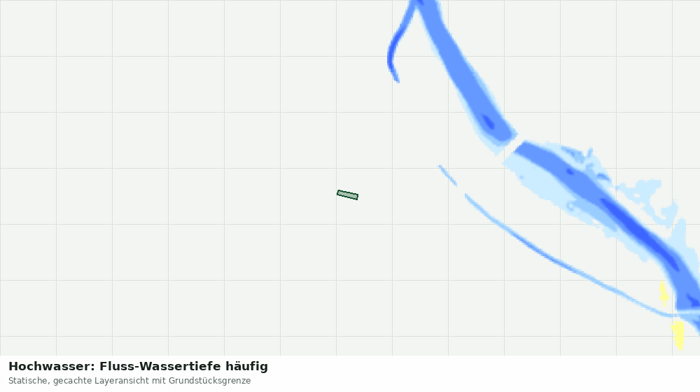 Statische Kartenansicht: Hochwasser: Fluss-Wassertiefe häufig