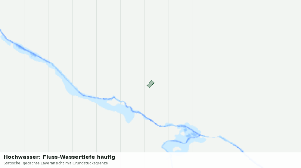 Statische Kartenansicht: Hochwasser: Fluss-Wassertiefe häufig