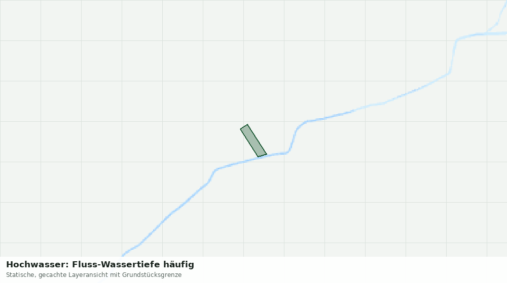 Statische Kartenansicht: Hochwasser: Fluss-Wassertiefe häufig