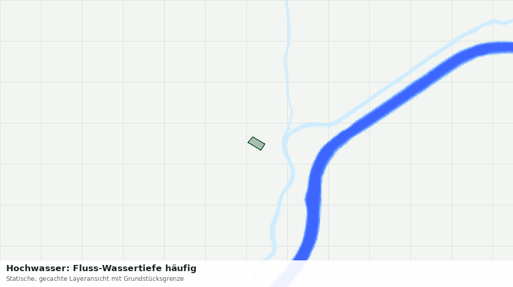 Statische Kartenansicht: Hochwasser: Fluss-Wassertiefe häufig