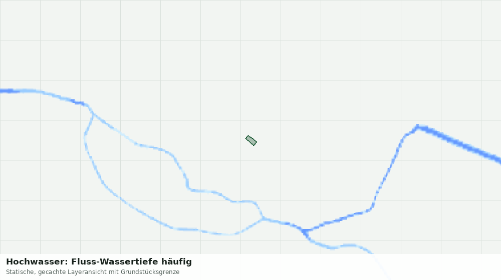 Statische Kartenansicht: Hochwasser: Fluss-Wassertiefe häufig