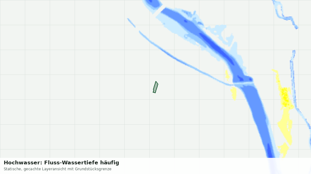 Statische Kartenansicht: Hochwasser: Fluss-Wassertiefe häufig
