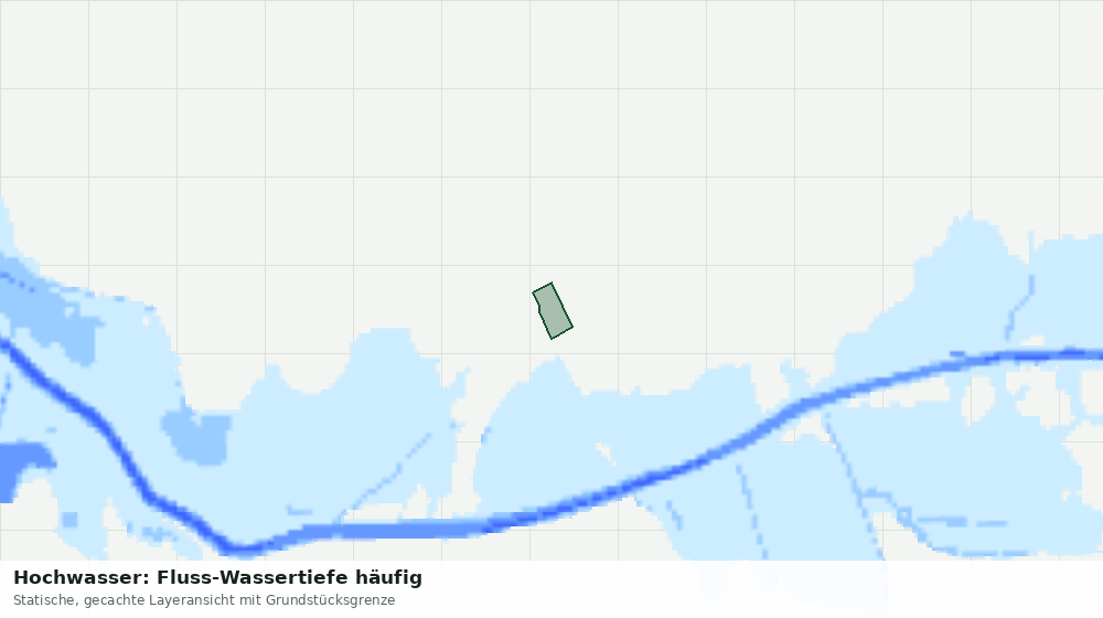 Statische Kartenansicht: Hochwasser: Fluss-Wassertiefe häufig