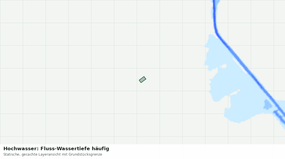 Statische Kartenansicht: Hochwasser: Fluss-Wassertiefe häufig