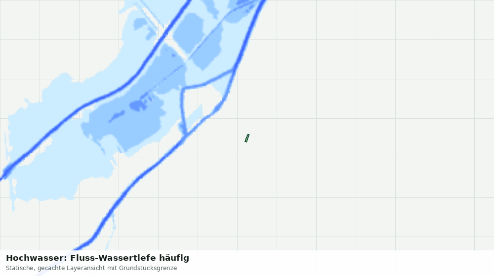 Statische Kartenansicht: Hochwasser: Fluss-Wassertiefe häufig