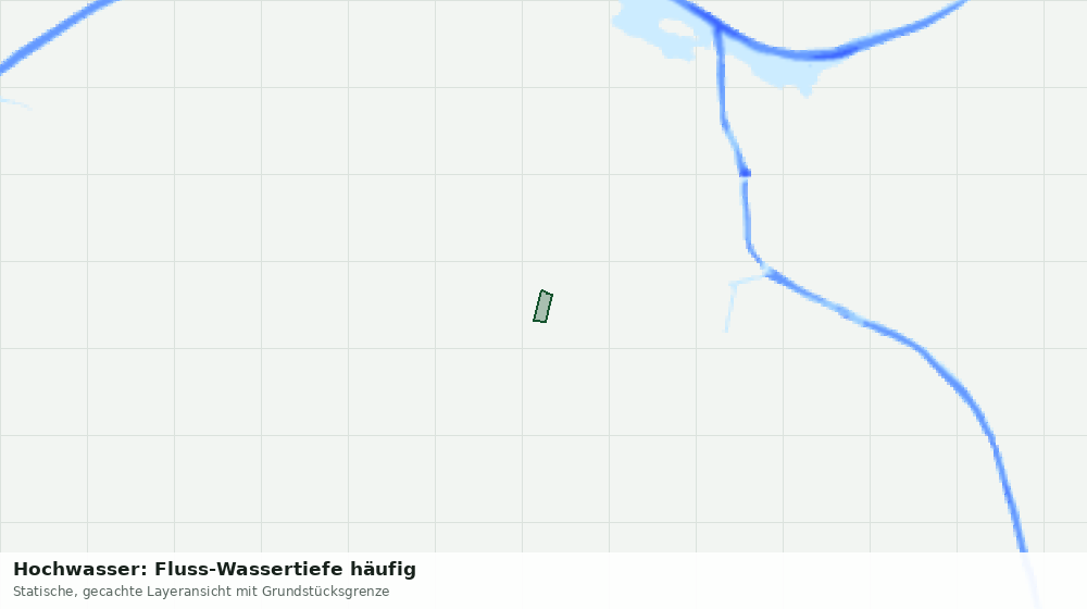 Statische Kartenansicht: Hochwasser: Fluss-Wassertiefe häufig
