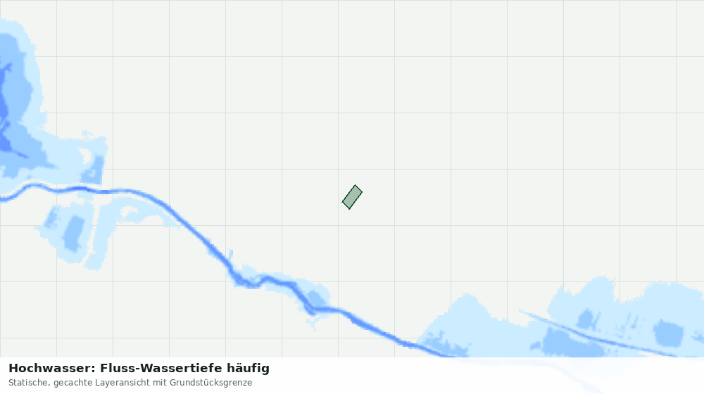Statische Kartenansicht: Hochwasser: Fluss-Wassertiefe häufig