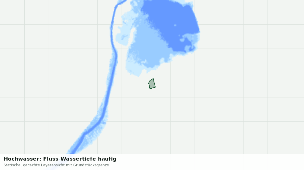 Statische Kartenansicht: Hochwasser: Fluss-Wassertiefe häufig