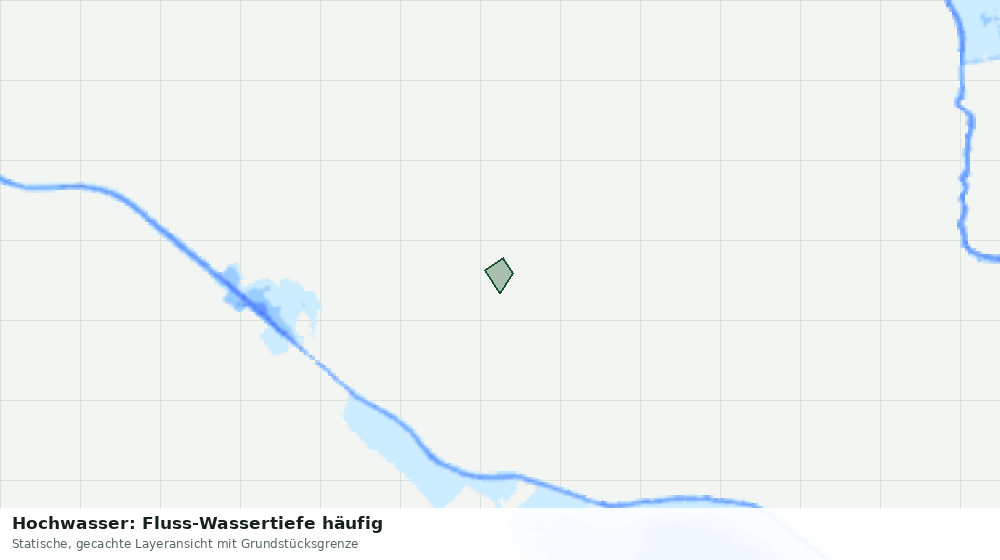 Statische Kartenansicht: Hochwasser: Fluss-Wassertiefe häufig