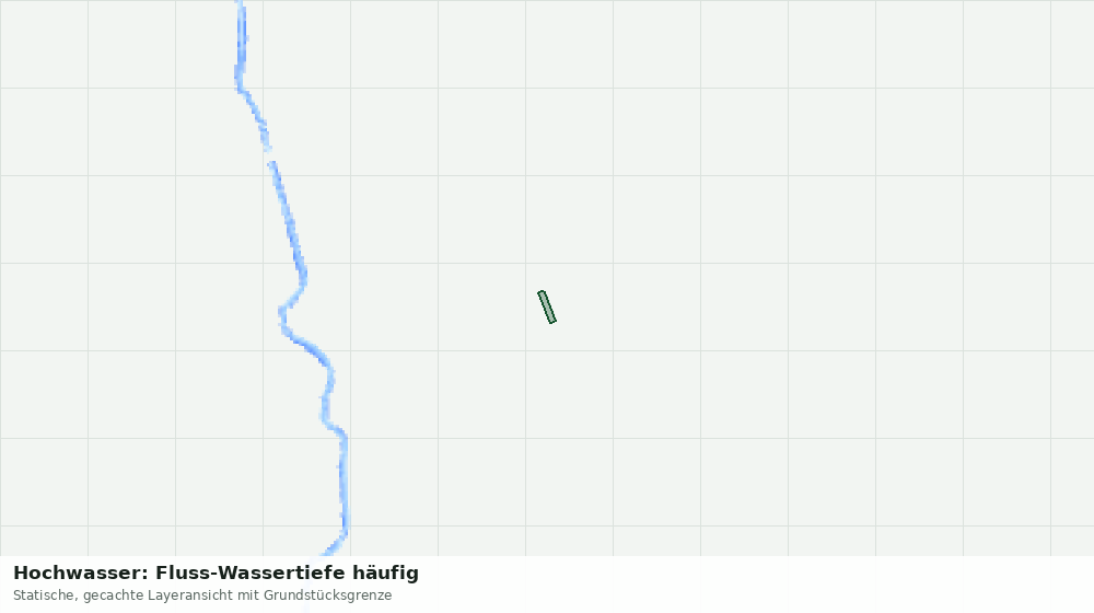 Statische Kartenansicht: Hochwasser: Fluss-Wassertiefe häufig